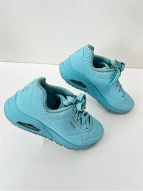Skechers  uno-stand on air Turquoise Lace-Up Athletic Sneakers running